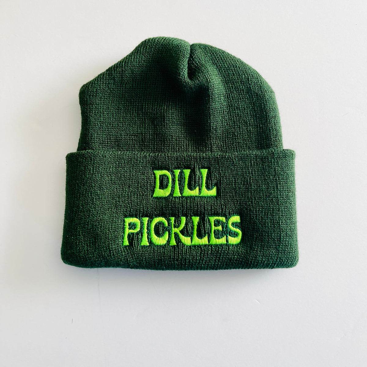 Dill Pickles Beanie // made in the USA – The Silver Spider