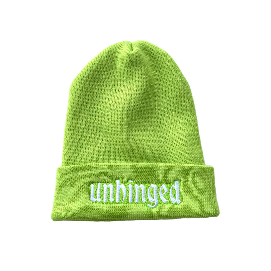 Unhinged Beanie // made in the USA The Silver Spider