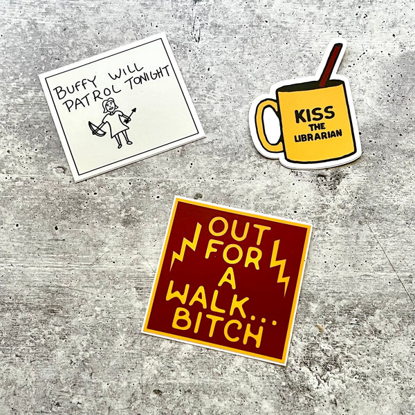 Buffy 3 Pack of Stickers Set (or separately)