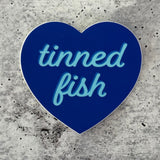 Tinned fish 3” Heart Sticker