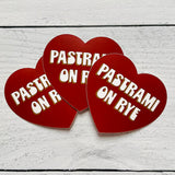 Pastrami on Rye Heart Sticker