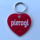 Pierogi heart Keychain