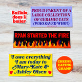 Ryan Started the Fire Bumper Sticker