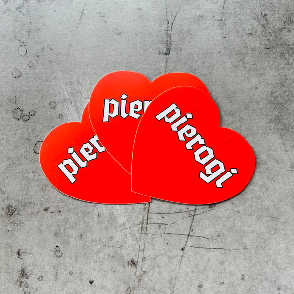 Pierogi Heart Sticker