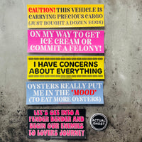I have concerns about everything Bumper Sticker