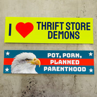 Pot porn planned parenthood Bumper Sticker