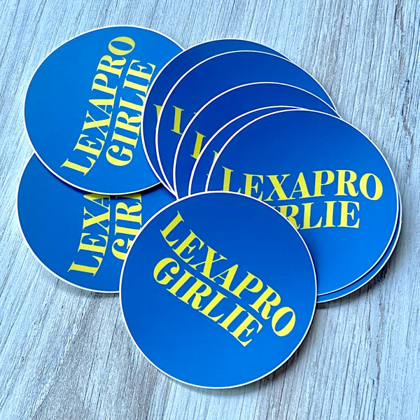 Lexapro Girlie 3” Waterproof Vinyl Sticker