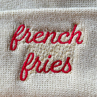 French fries foodie Beanie // made in the USA