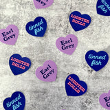 Earl Grey 3” Heart Sticker