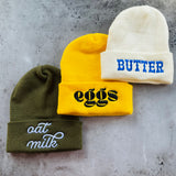 Eggs Beanie // made in the USA