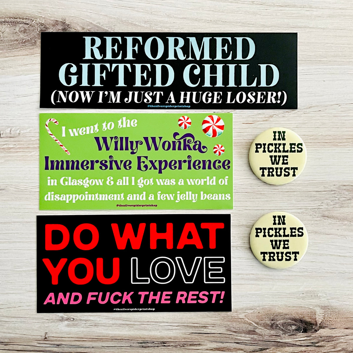 Reformed Gifted Child Bumper Sticker – The Silver Spider