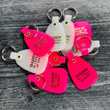 Daddy is a state of mind Saddle Keychain