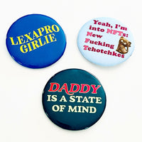 Mystery Pinback Button 10 Pack