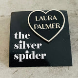 Laura Palmer Heart Enamel Pin