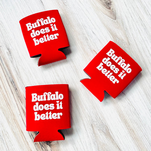Buffalo does it better Beer Can Cooler coolie