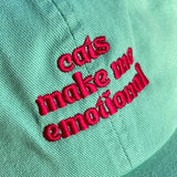 Cats Make Me Emotional Dad Hat
