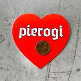 Pierogi Heart Sticker