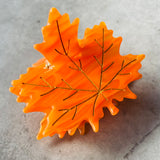 Maple leaf hair claw