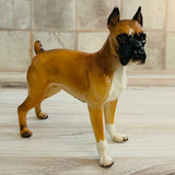 Vintage Bone China Boxer Dog Duo