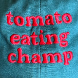 Tomato Eating Champ Dad Hat