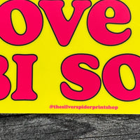 I love my bi son Bumper Sticker