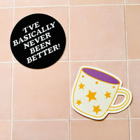 Cup of stars Sticker