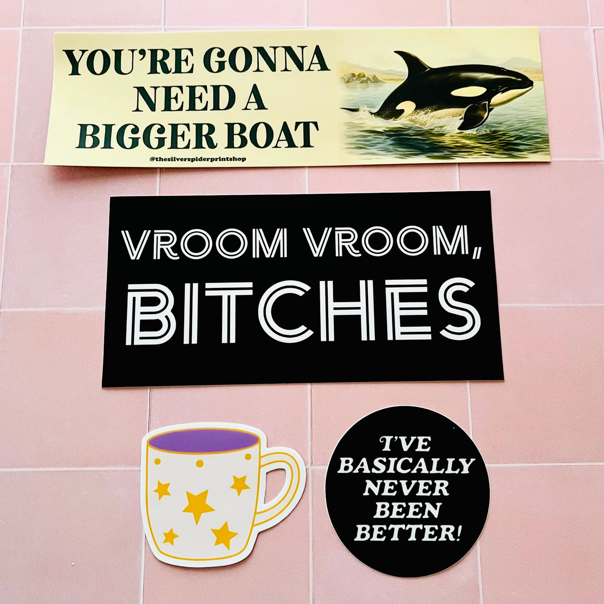 I’ve basically never been better Sticker – The Silver Spider