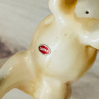 Vintage Bone China Boxer Dog Duo