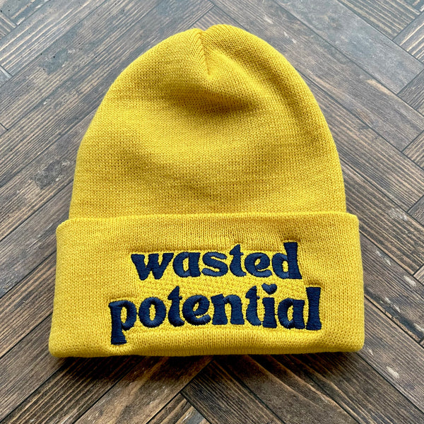 Wasted potential Beanie // made in the USA