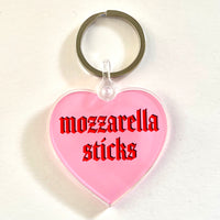 Mozzarella Sticks Acrylic Keychain