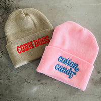Cotton candy Beanie // made in the USA