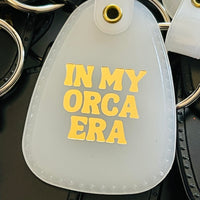 In my orca era Saddle Keychain