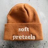 Soft pretzels Beanie // made in the USA
