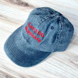 Let’s Go Buffalo Pigment Dyed Worn Blue Dad Hat