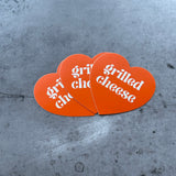 Grilled cheese Heart Sticker