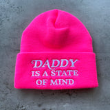 Daddy is a state of mind Beanie // made in the USA