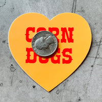 Corn Dogs 3” Sticker