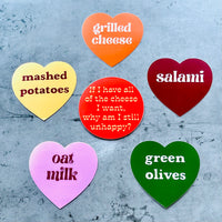 Oat milk Heart Sticker