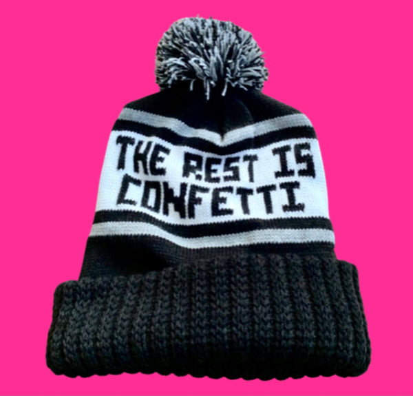 The Rest is Confetti Knit Winter Pom Pom Hat
