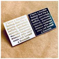 Fleabag inspired pins