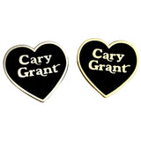 Cary Grant Enamel Heart Pin