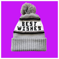 Best Wishes Knit Winter Pom Pom Hat