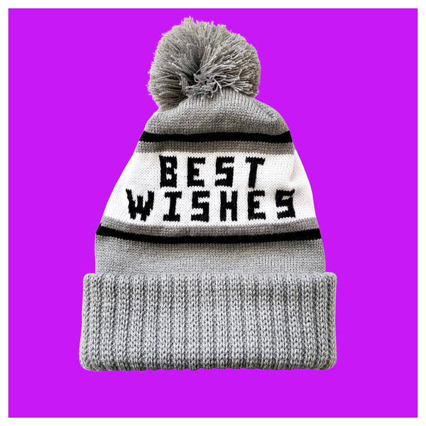 Best Wishes Knit Winter Pom Pom Hat