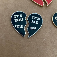 It’s You It’s Me It’s Us Pin Set