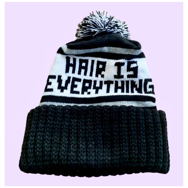 Hair is everything Knit Winter Pom Pom Hat