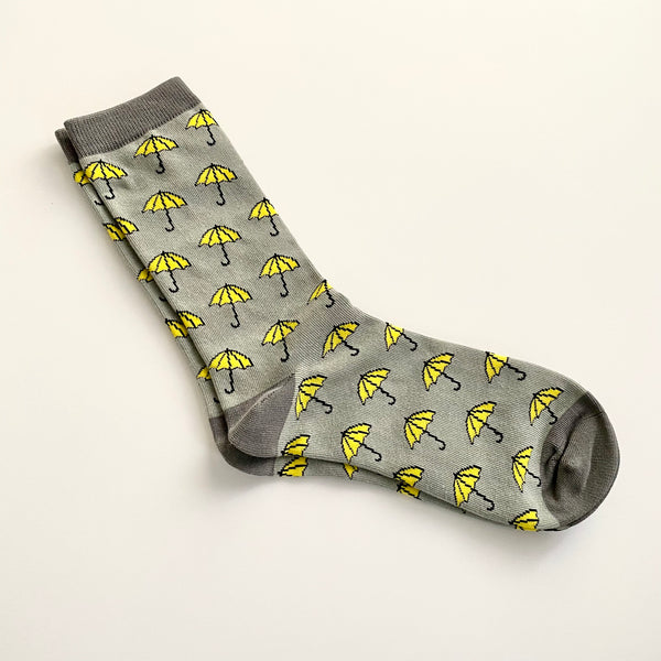 Yellow Umbrella Socks