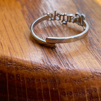 Bagels Adjustable Dainty Ring