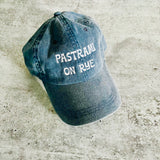 Pastrami on Rye Pigment Dyed Worn Blue Dad Hat
