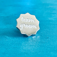 Small Team Groom Enamel Pin