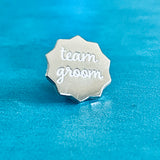 Small Team Groom Enamel Pin